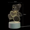 Naktslampa Extralink HOME 3D sirds optiskās ilūzijas naktslampa USB
