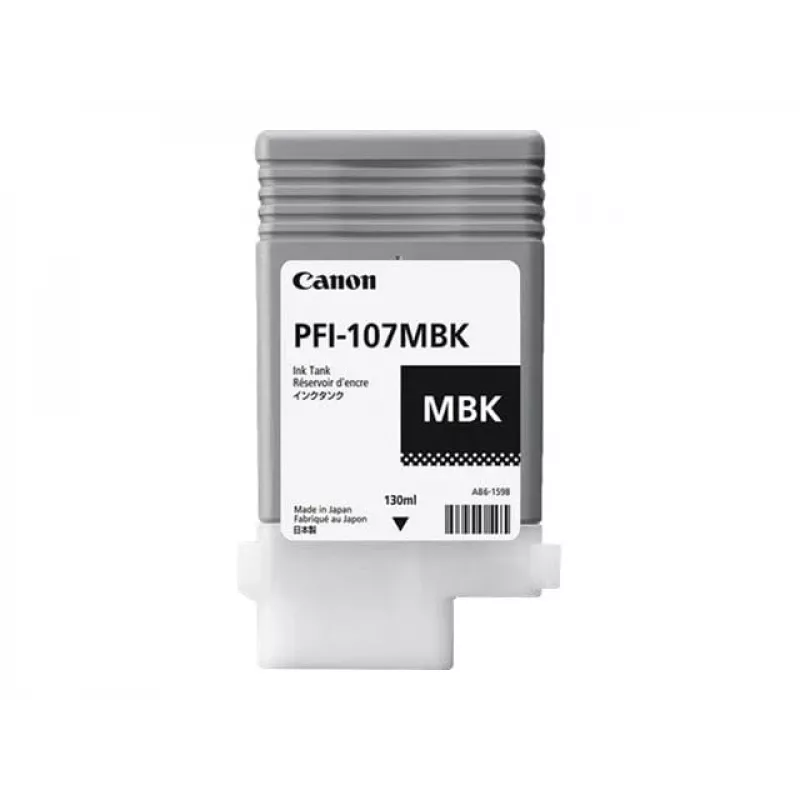 Canon PFI-107MBK tintas kasetne 1 gab. Oriģināla matēti melna