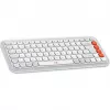 pele Logitech POP Icon Combo Bluetooth QWERTZ Swiss oranža balta