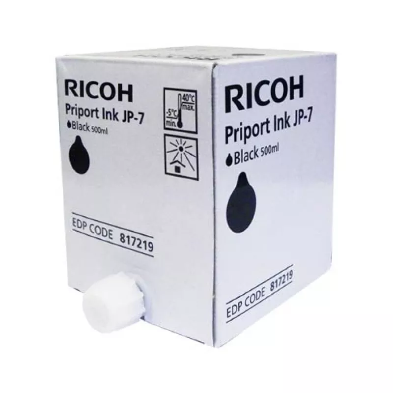 Ricoh JP7 - 500 ml - Melns - Tonera uzpildes komplekts - priekš Priport JP 750, JP750
