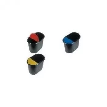 Helit Duo atkritumu tvertne - 29 l tilpums - Ovāla - 350,0 mm augstums x 445,0
