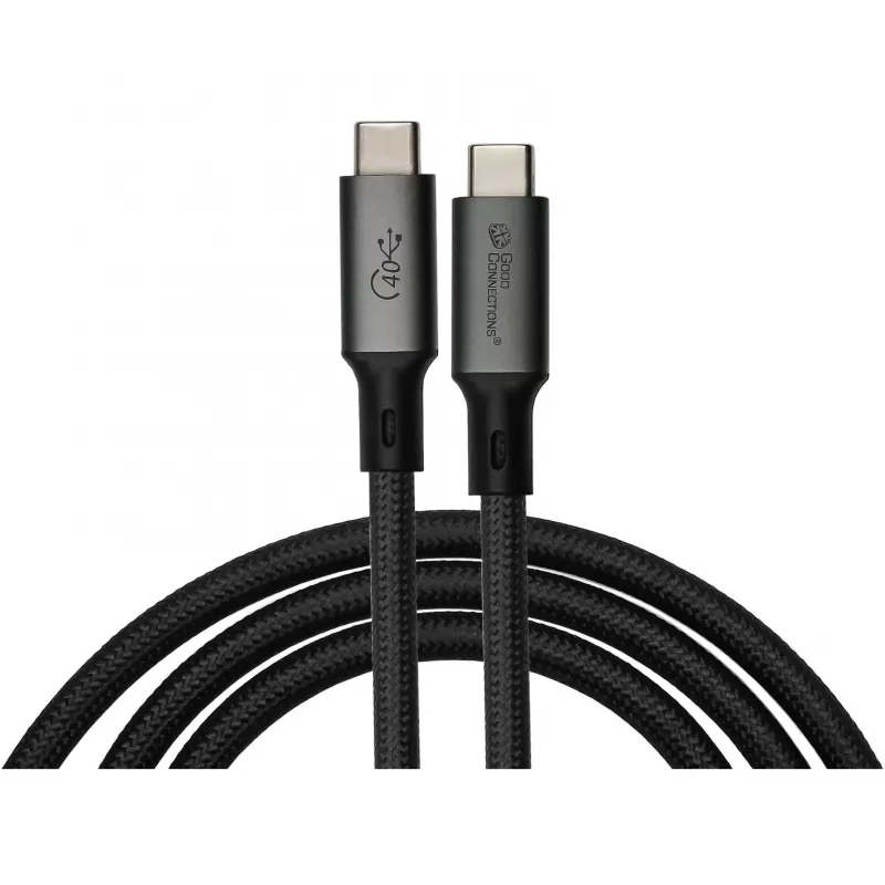 Goodconnections 2404-MT015S USB kabelis, melns