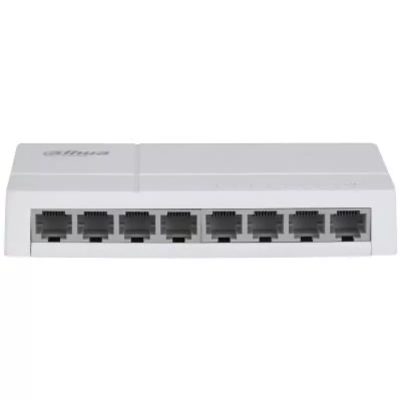 Tīkla pārvaldāms slēdzis DAHUA SG1008L-EUR L2 8 portu, 8x RJ45 Ethernet porti, Layer 2 pārvaldāms