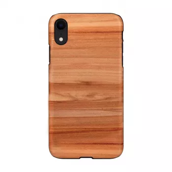 Viedtālruņa maciņš MAN & WOOD iPhone XR, kapučīno baltā krāsā