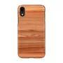 Viedtālruņa maciņš MAN & WOOD iPhone XR, kapučīno baltā krāsā