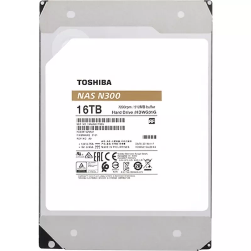 Toshiba N300 iekšējais cietais disks 10 TB 7200 RPM 512 MB 3,5 collu Seria