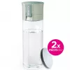 Atkārtoti lietojama ūdens pudele BRITA Fill&Go Vital 600 ml ar iebūvētu MicroDisc filtru, zaļa