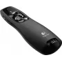 Bezvadu prezentētājs Logitech R400 lāzera rādītājs tālvadības pults