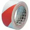 PVC marķēšanas lente 3M 767i — 33 m garums, 50 mm platums, sarkana/balta