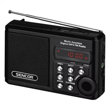Pārnēsājamais radio SRD 215 B MP3, USB, SD