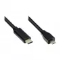 Good Connections USB2.0 kabelis Micro B-C melns 2m