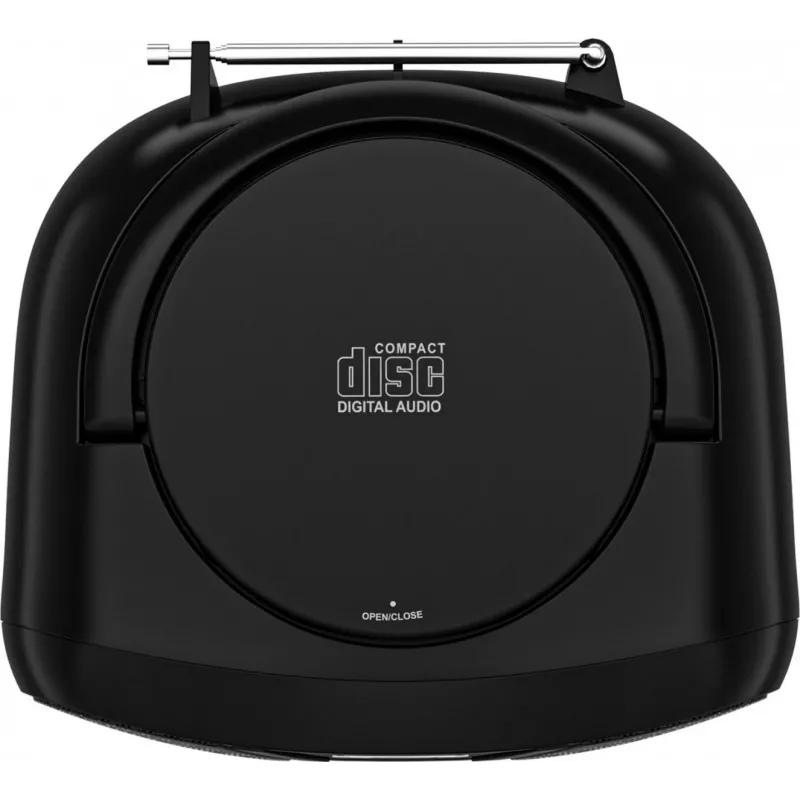 Bumbokss SENCOR SPT2300BK — CD atskaņotājs, MP3, USB, Bluetooth 5.1, FM, AUX, 4W, baterija/maiņstrāva