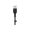 Lightning kabelis Belkin CAA008BT1MBK 1m Melns USB A uz Lightning