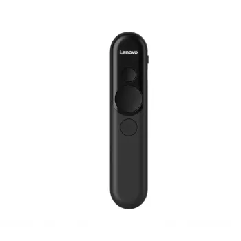 Lenovo | Lāzera uzlādējama prezentācijas tālvadības pults | Melna