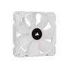 Corsair iCUE SP120 RGB ELITE Performance 120mm Balts PWM ARGB Case Fan Triple Pack