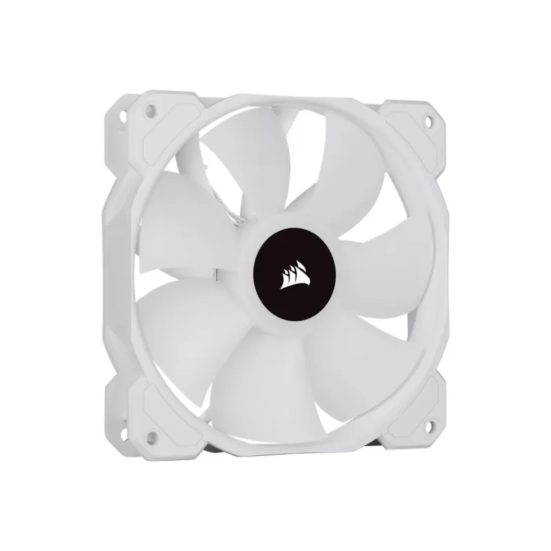 Corsair iCUE SP120 RGB ELITE Performance 120mm Balts PWM ARGB Case Fan Triple Pack