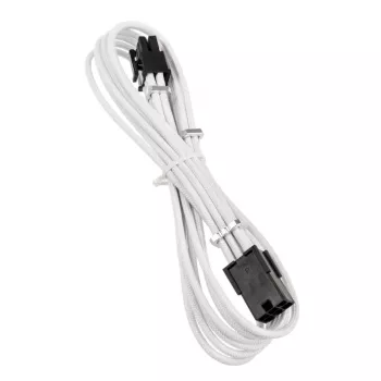 PCIe 6-pin pagarinātāja kabelis BITFENIX Alchemy 45 cm ar baltu apvalku