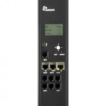 Inter-Tech SA-1632WN PDU (strāvas sadales bloks) 16x C13 ligzdas, pārvaldīts/uzraudzīts, 100–240V, 32A, TCP/IP, SNMP, melns