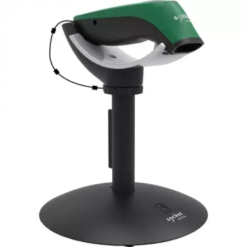 Rokas svītrkodu skeneris Socket Mobile SocketScan S740 — 1D/2D LED, Bluetooth bezvadu, AA NiMH akumulators, 117 g, melns/zaļš