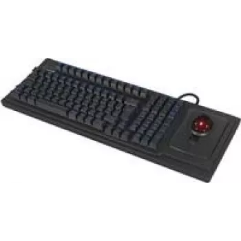 KeySonic KSK-8202ELU-T (UK) tastatūra Universāla USB QWERTY UK angļu Melna