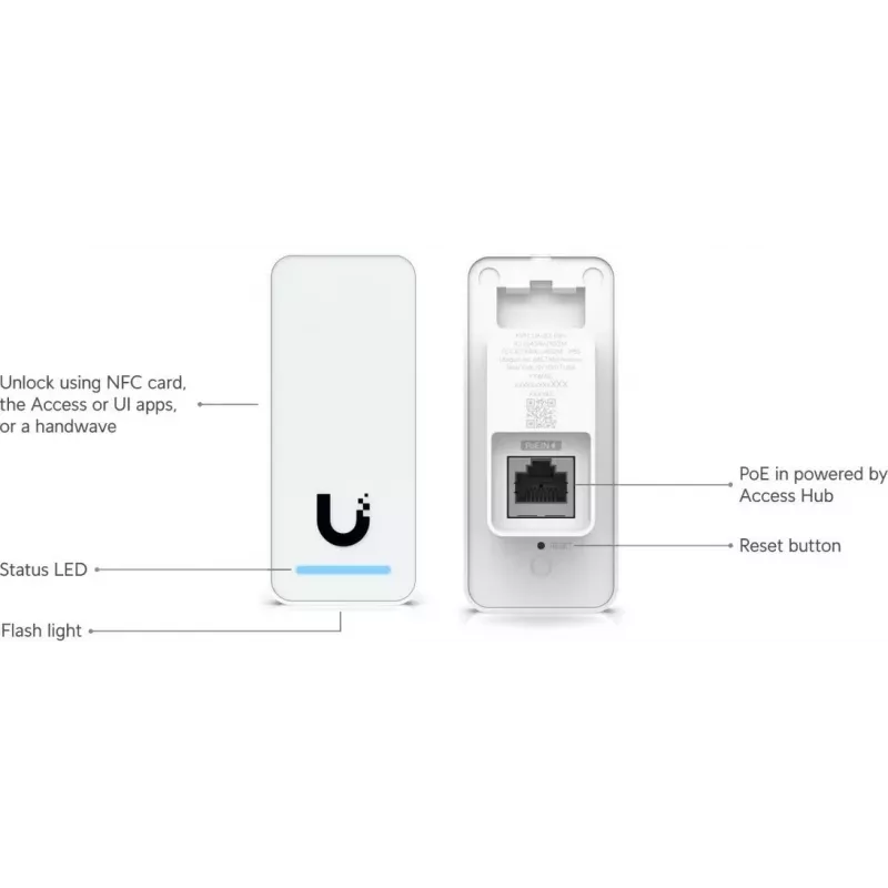 Ubiquiti G2 Starter Kit Professional drošības piekļuves kontroles sistēma Sudraba krāsa