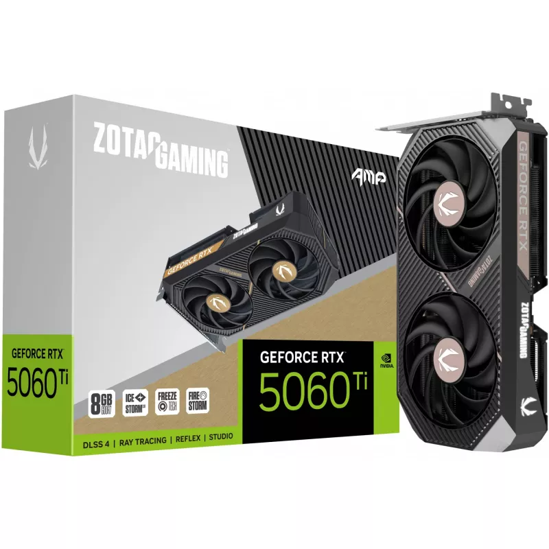 Grafikas karte Zotac GAMING GeForce RTX 5060 Ti AMP