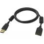 USB kabelis Vision TC-2MUSBEXT-BL USB 2.0 2 m Melns