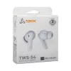Headphones SBOX EB-TWS54 balta