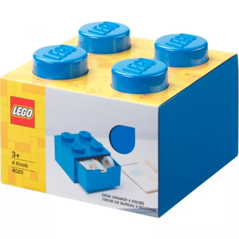 LEGO galda atvilktne 4, Uzglabāšanas kaste zila, kniedes
