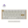 Bezvadu mehāniskā tastatūra Keychron K2 Special Edition balta RGB fona apgaismojums, kompakts 75% izkārtojums