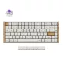 Bezvadu mehāniskā tastatūra Keychron K2 Special Edition balta RGB fona apgaismojums, kompakts 75% izkārtojums