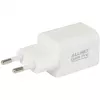 ALLNET barošanas adapteris PSU-GaNPD-USB-1A1C-33W — 33W USB-C PD un USB-A QC lādētājs, EU kontaktdakša