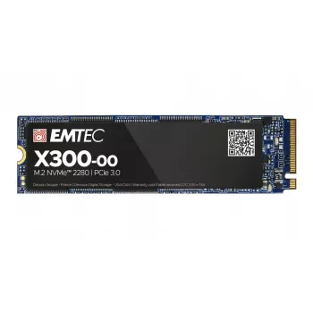 Iekšējais M.2 2280 NVMe SSD EMTEC X300 Power Pro 2TB PCIe Gen3 x4 — 2500/2000 MB/s