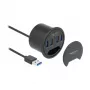 USB centrmezgls DeLOCK 64153 Type-A 5000 Mbit/s melns
