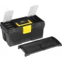 Uzglabāšanas kaste allit McPlus Promo 16 476180 plastmasa, melna/zaļa, kraujams organizators
