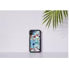 Viedtālruņa maciņš iKins iPhone XS / XS Max melnā akmens dizainā, aizsargājošs aizmugures vāciņš