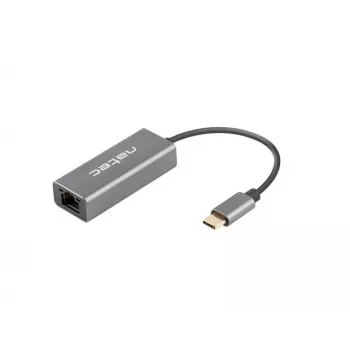 NATEC Cricket USB 3.2 Gen 1 Type-C pelēks Ethernet centrmezgls 1000 Mbit/s