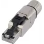 Ethernet savienotājs Lapp ED-IE-AXS-6A-B-20-FC 21700653, RJ45 montāžas adapteris uz vietas, ekranēts