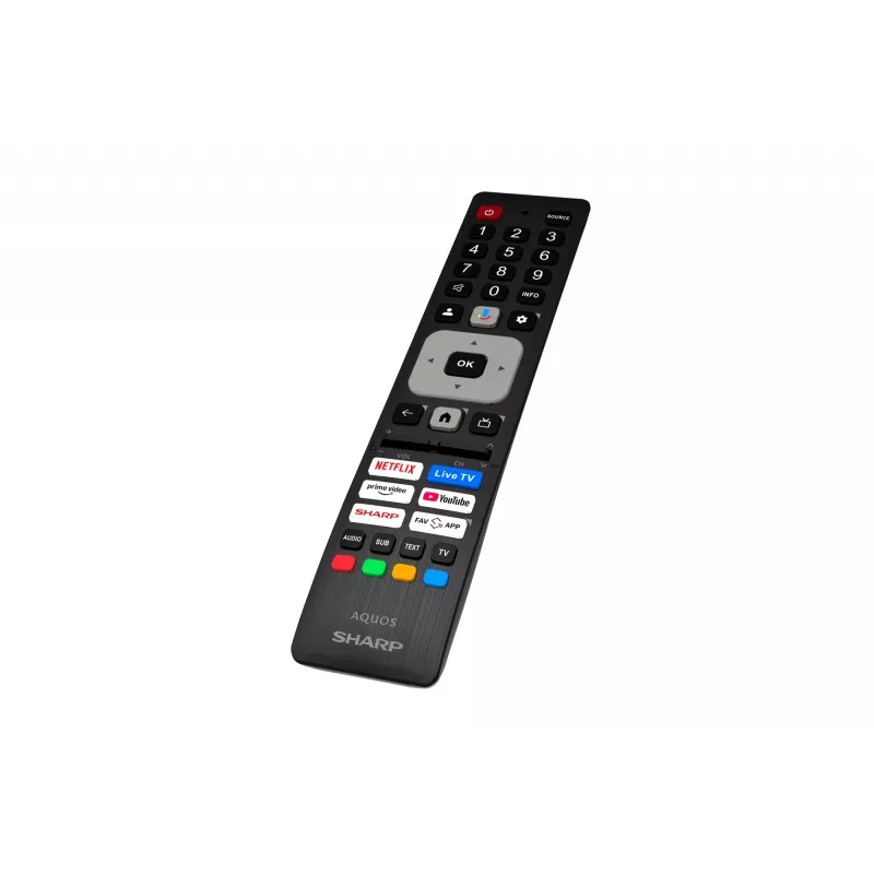 Sharp 43HP6265E TV Google UHD Melns