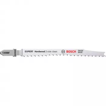 Bosch EXPERT ‘HARDWOOD 2-SIDE CLEAN’ T308 BF finierzāģa asmens Bimetal 5 gab.