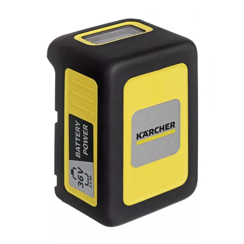 Baterijas un lādētāja komplekts Karcher Starter kit Battery Power 36/25 — 36 V, 2500 mAh, dzeltens