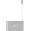 Goobay USB-C™ Multiport-Adapter - All in 1 - Aluminium - Silver (62113)
