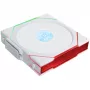120mm korpusa ventilators Lian Li 12RTLLCD1W1W ARGB bezvadu LCD balts