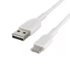 USB kabelis Belkin CAB001BT2MWH 2m USB A uz USB C Balts