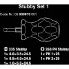 Skrūvgriežu komplekts Wera Stubby Set 1