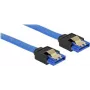 SATA kabelis DeLOCK 84979 0,5 m SATA 7-pin melns, zils