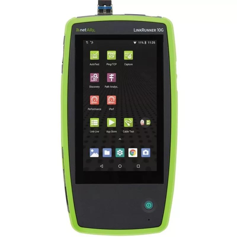LinkRunner 10G Advanced, iebūvēts akumulators, litija jonu (Li-Ion), 3,63 V, 180