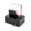 DeLOCK USB Dual Docking Station for 2 x SATA HDD SSD Clone Function Card Reader