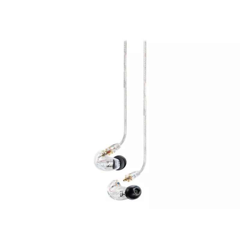 Shure SE215 Pro austiņas ar vadu, iekšējās, skatuves/studijas, caurspīdīgas