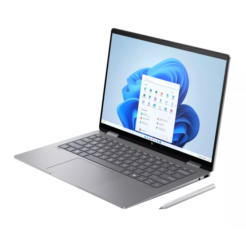 HP Envy x360 2-in-1 klēpjdators 14-fa0006ny - Ryzen 7-8840HS, 16GB, 512GB SSD, 14.0 WUXGA 300-nit skārienekrāns, IR tīmekļa kamera, Meteor Sudrabs, Win 11 Home